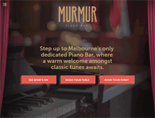 Tablet Screenshot of murmur.com.au